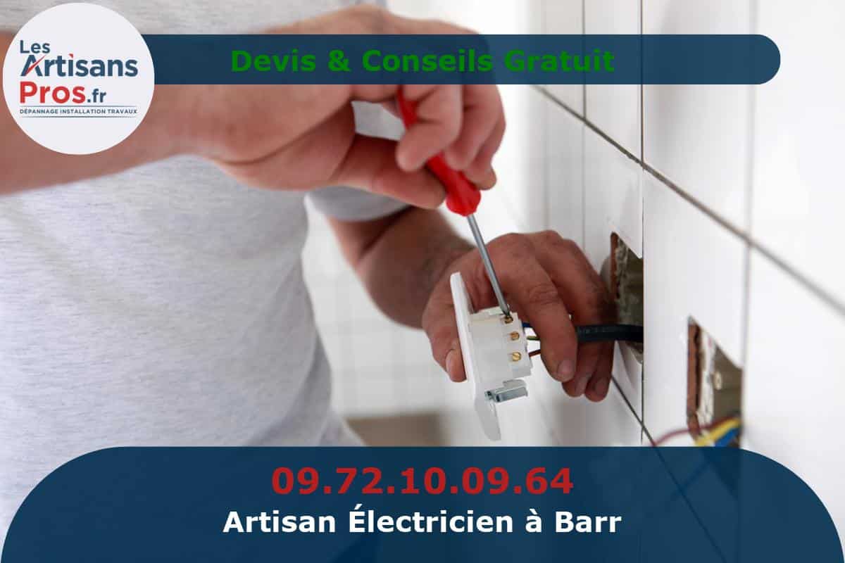 Électricien à Barr