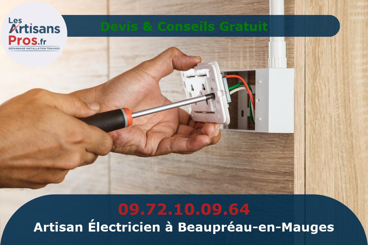 Électricien à Beaupréau-en-Mauges