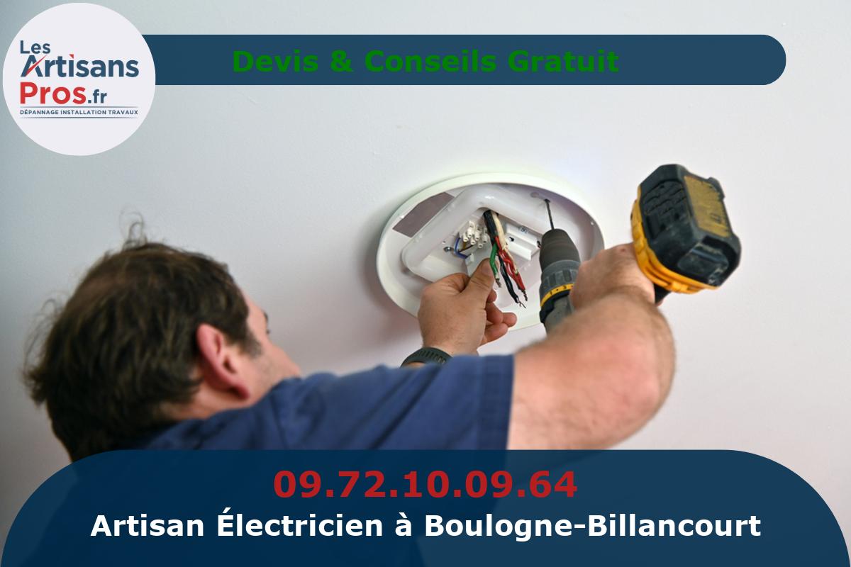 Électricien à Boulogne-Billancourt
