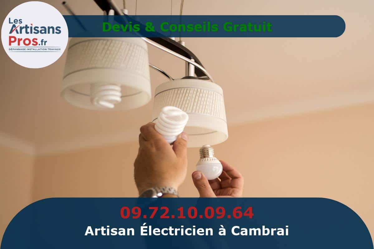 Électricien à Cambrai