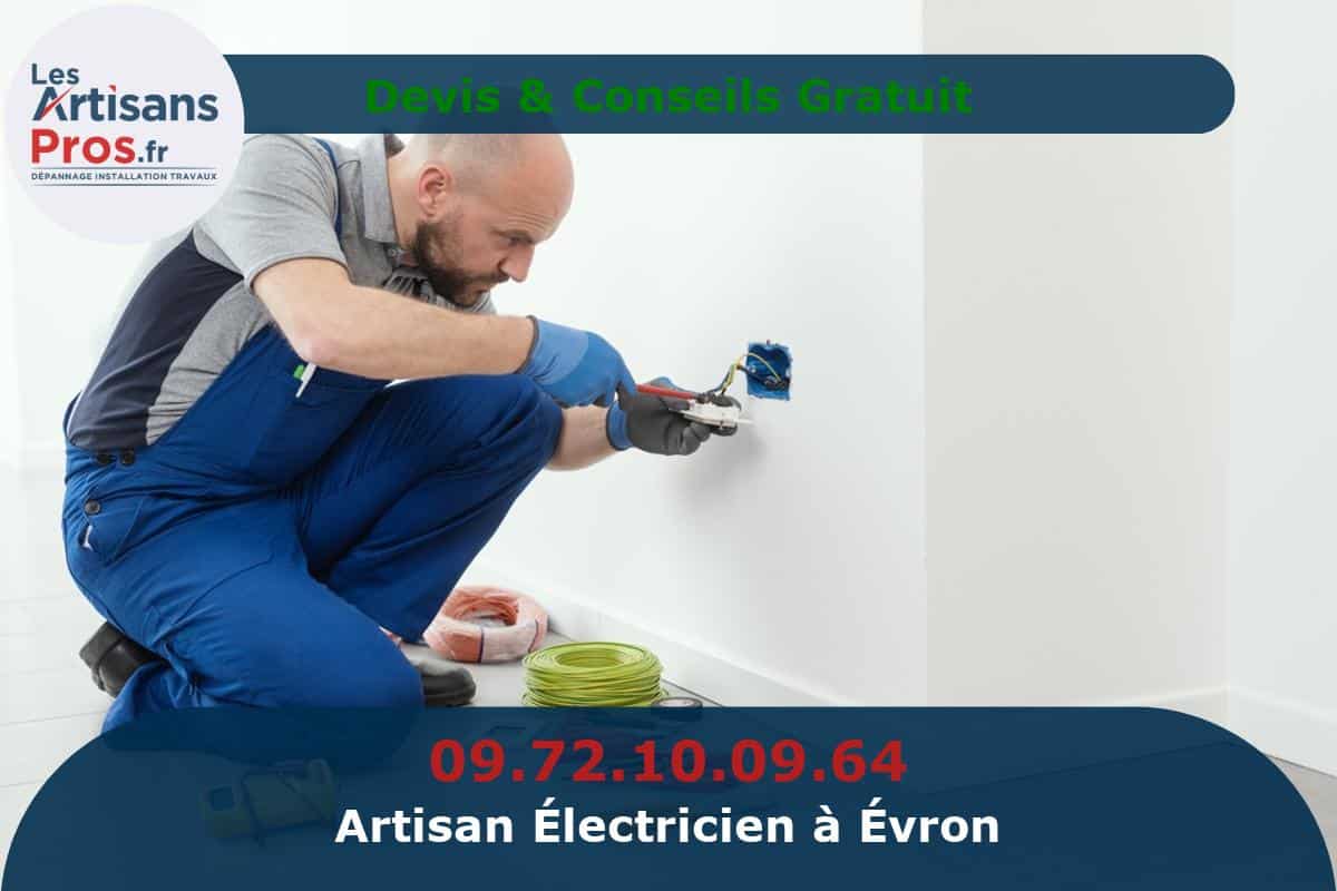 Électricien à Évron
