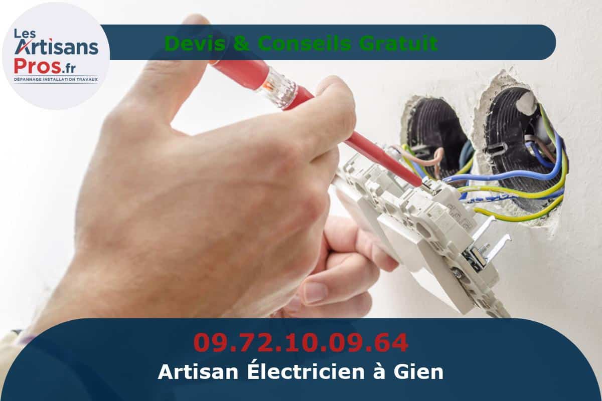 Électricien à Gien