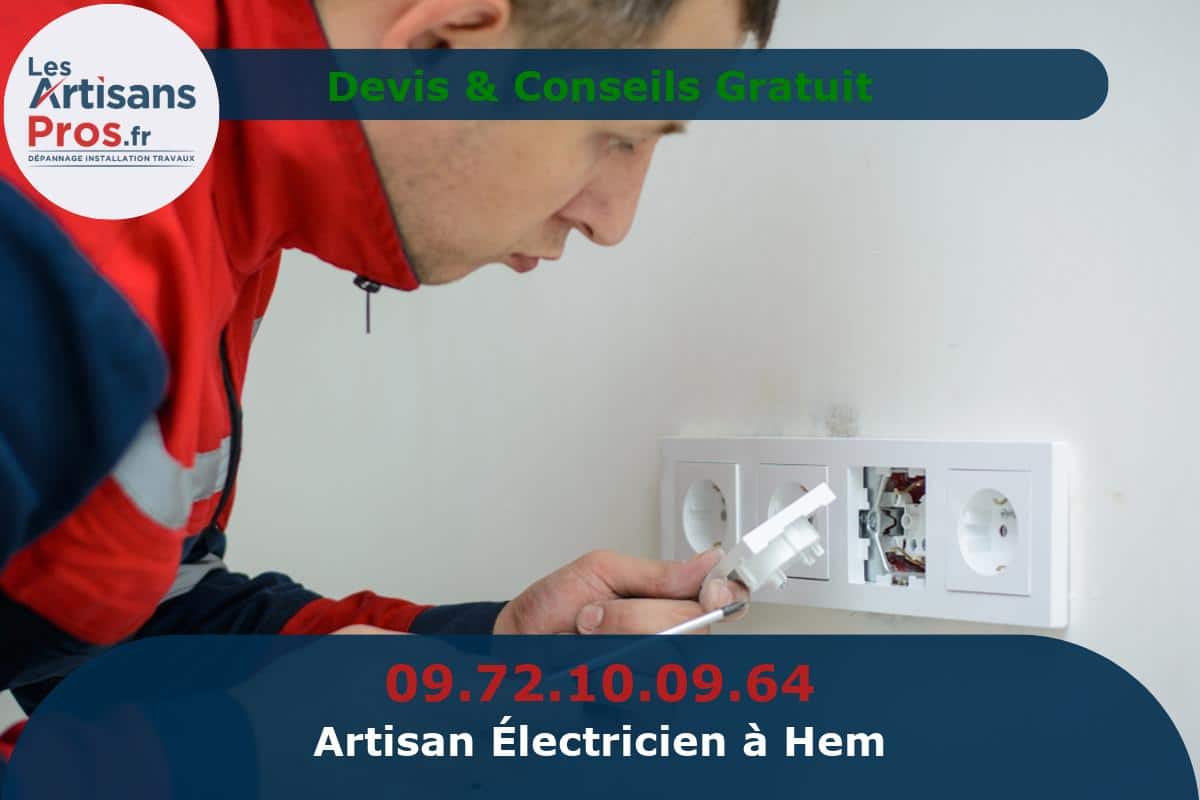 Électricien à Hem