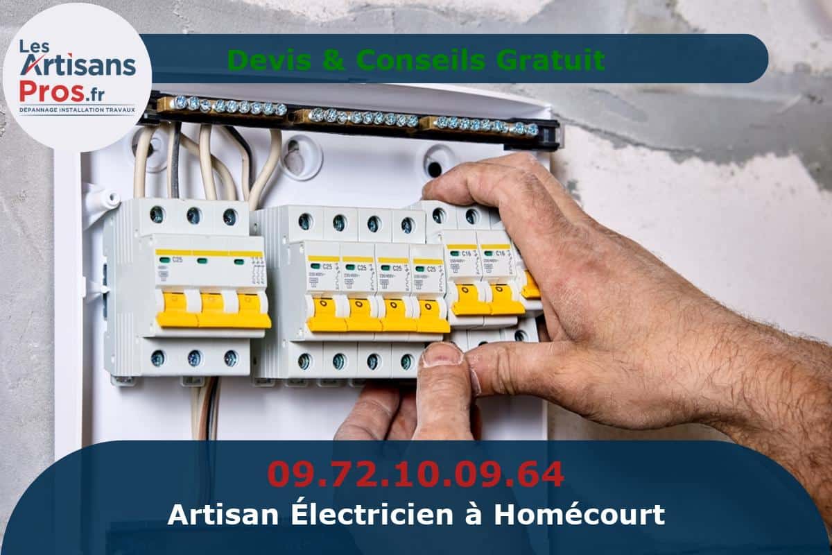 Électricien à Homécourt