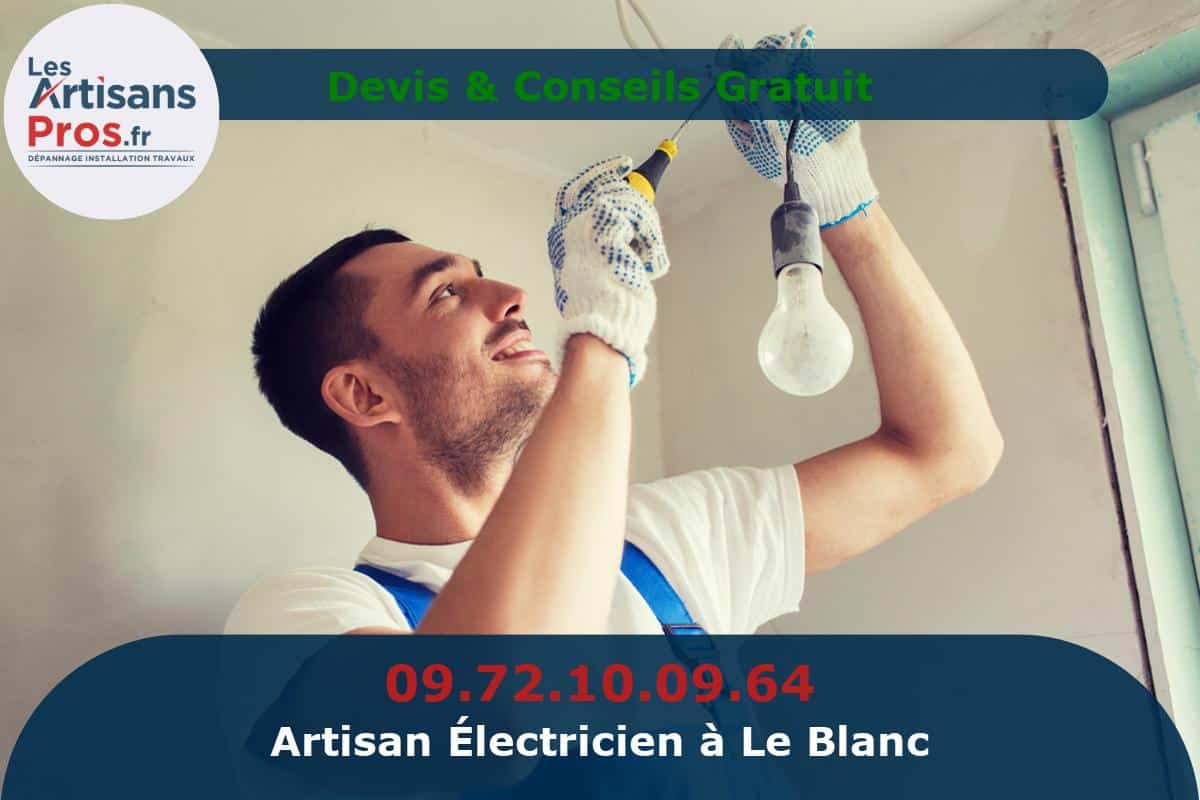 Électricien à Le Blanc
