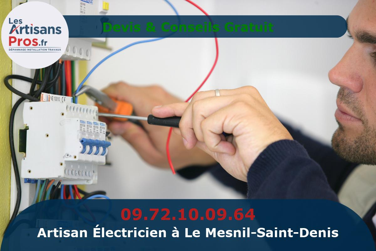 Électricien à Le Mesnil-Saint-Denis