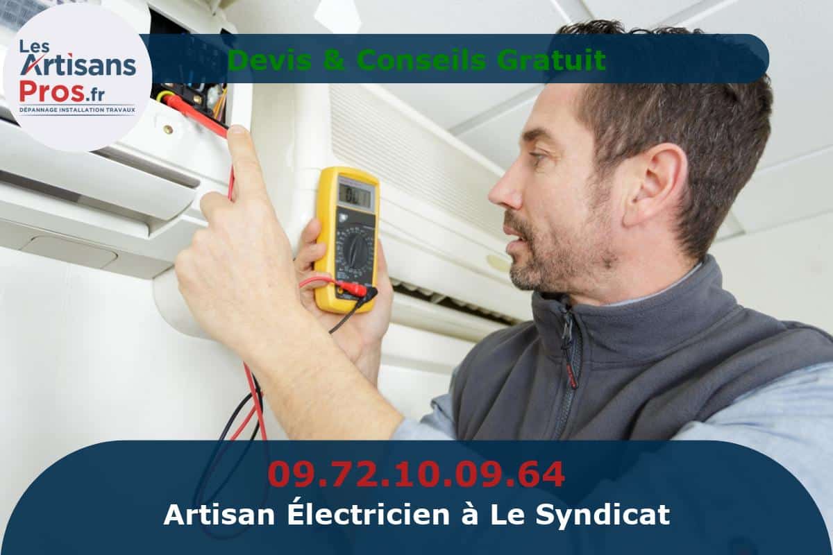 Électricien à Le Syndicat