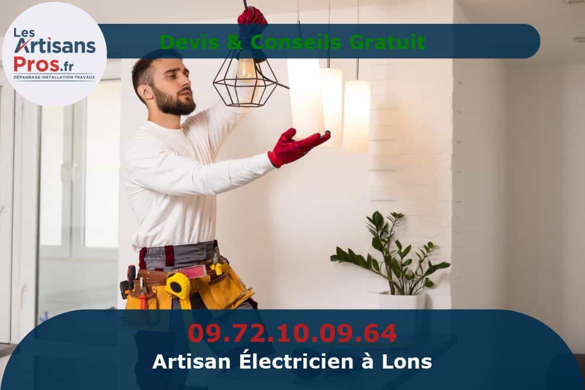 Électricien à Lons