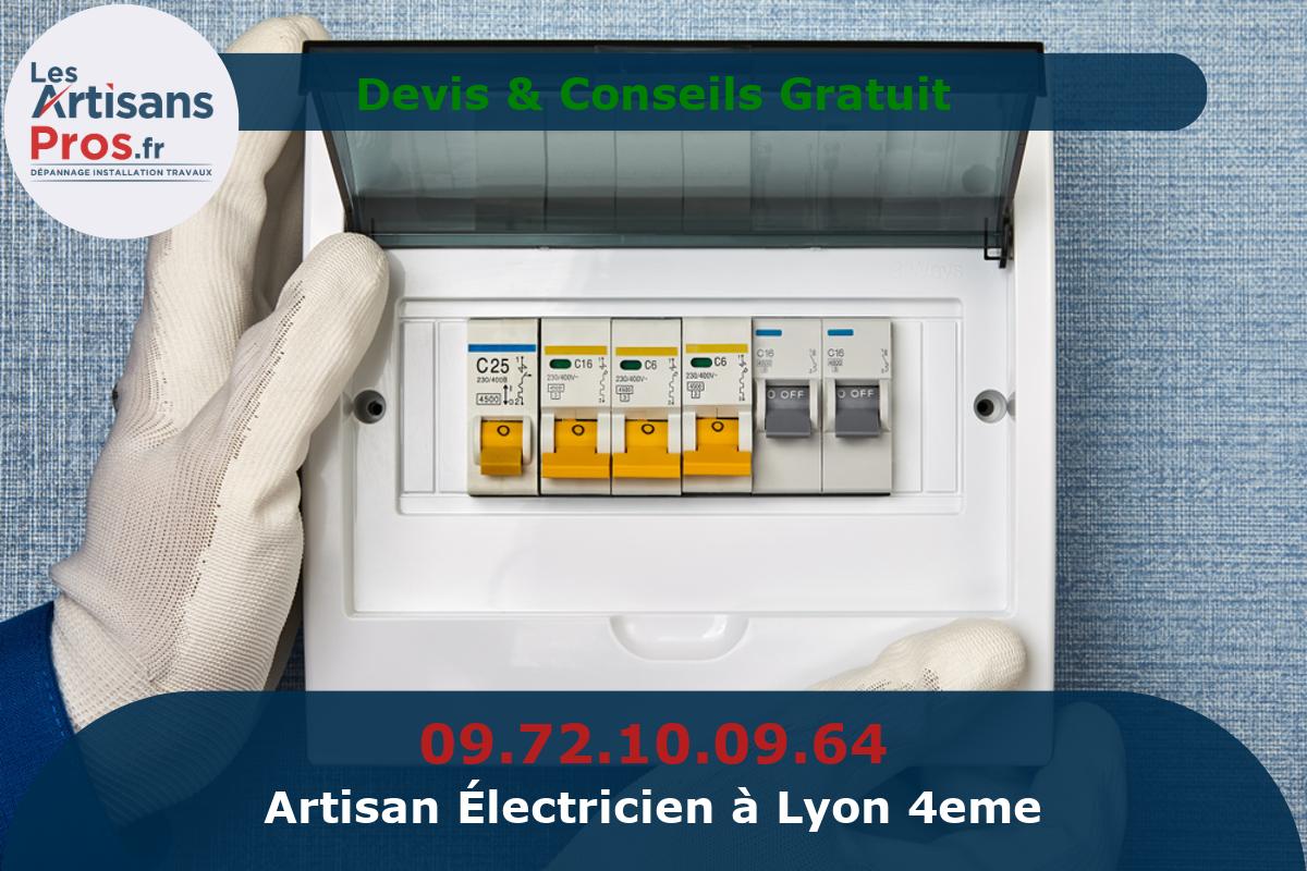 Électricien à Lyon 4eme arrondissement