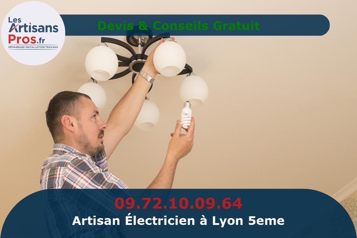 Électricien à Lyon 5eme arrondissement