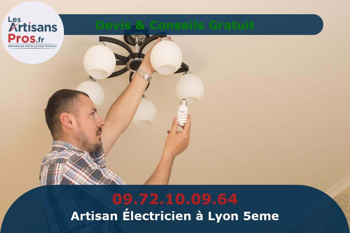 Électricien à Lyon 5eme arrondissement