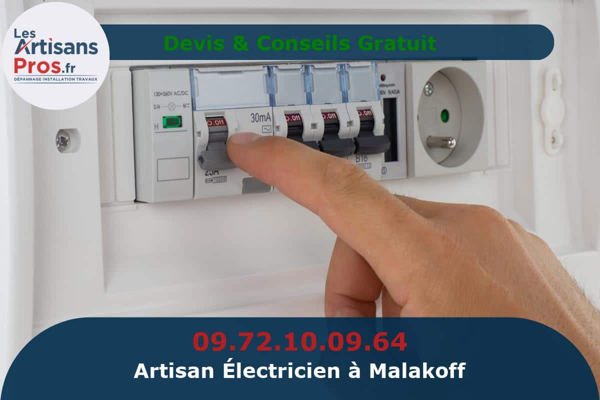 Électricien à Malakoff