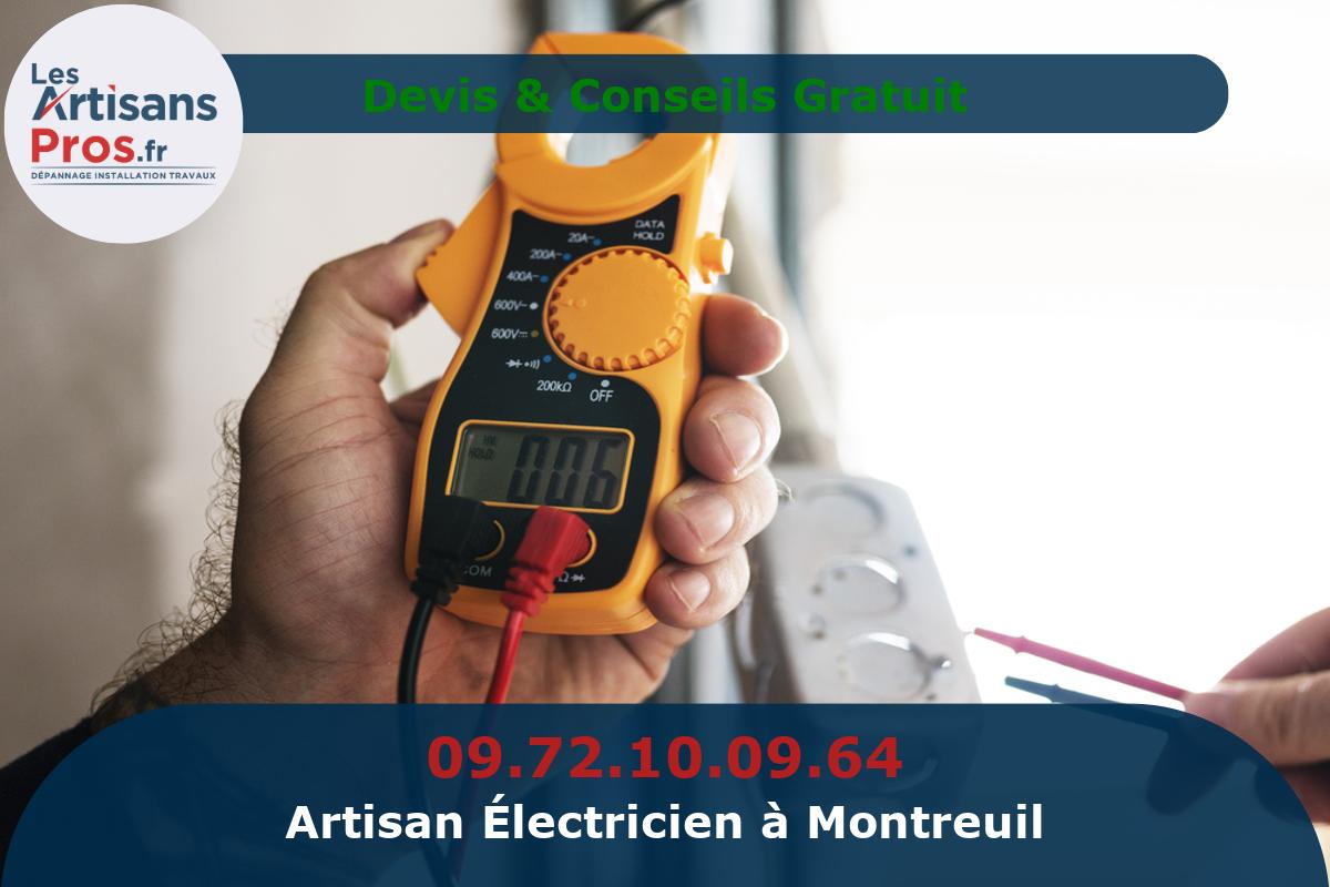Électricien à Montreuil