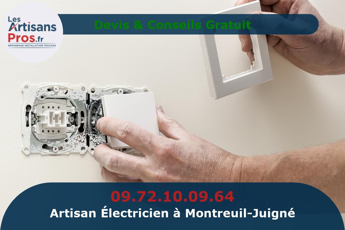 Électricien à Montreuil-Juigné