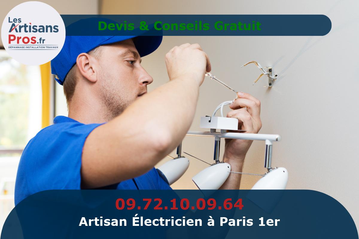Électricien à Paris 1er arrondissement