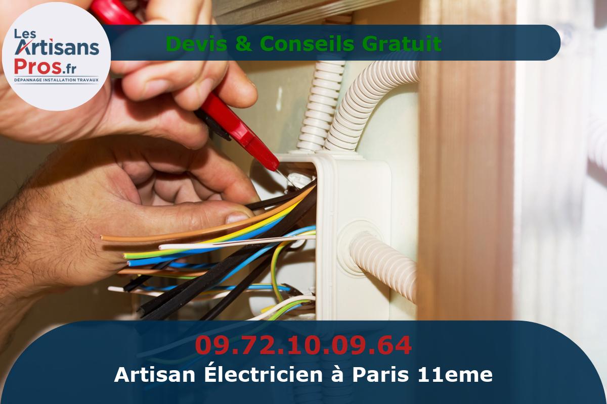 Électricien à Paris 11eme arrondissement