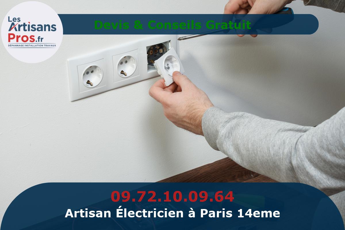 Électricien à Paris 14eme arrondissement