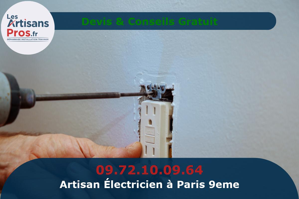 Électricien à Paris 9eme arrondissement