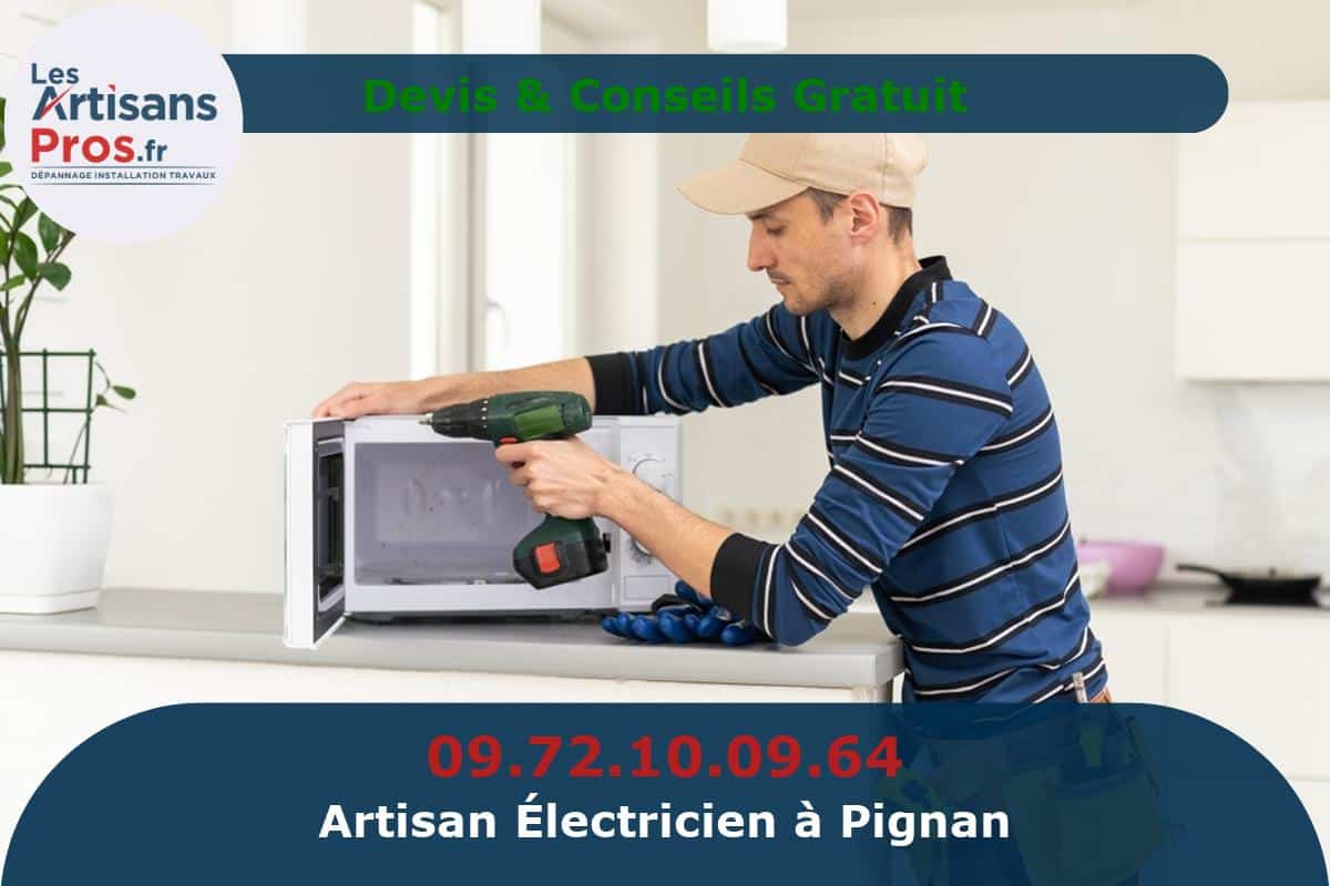 Électricien à Pignan