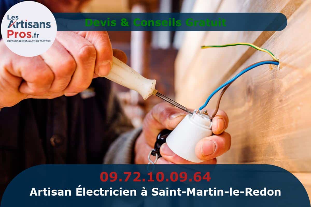 Électricien à Saint-Martin-le-Redon