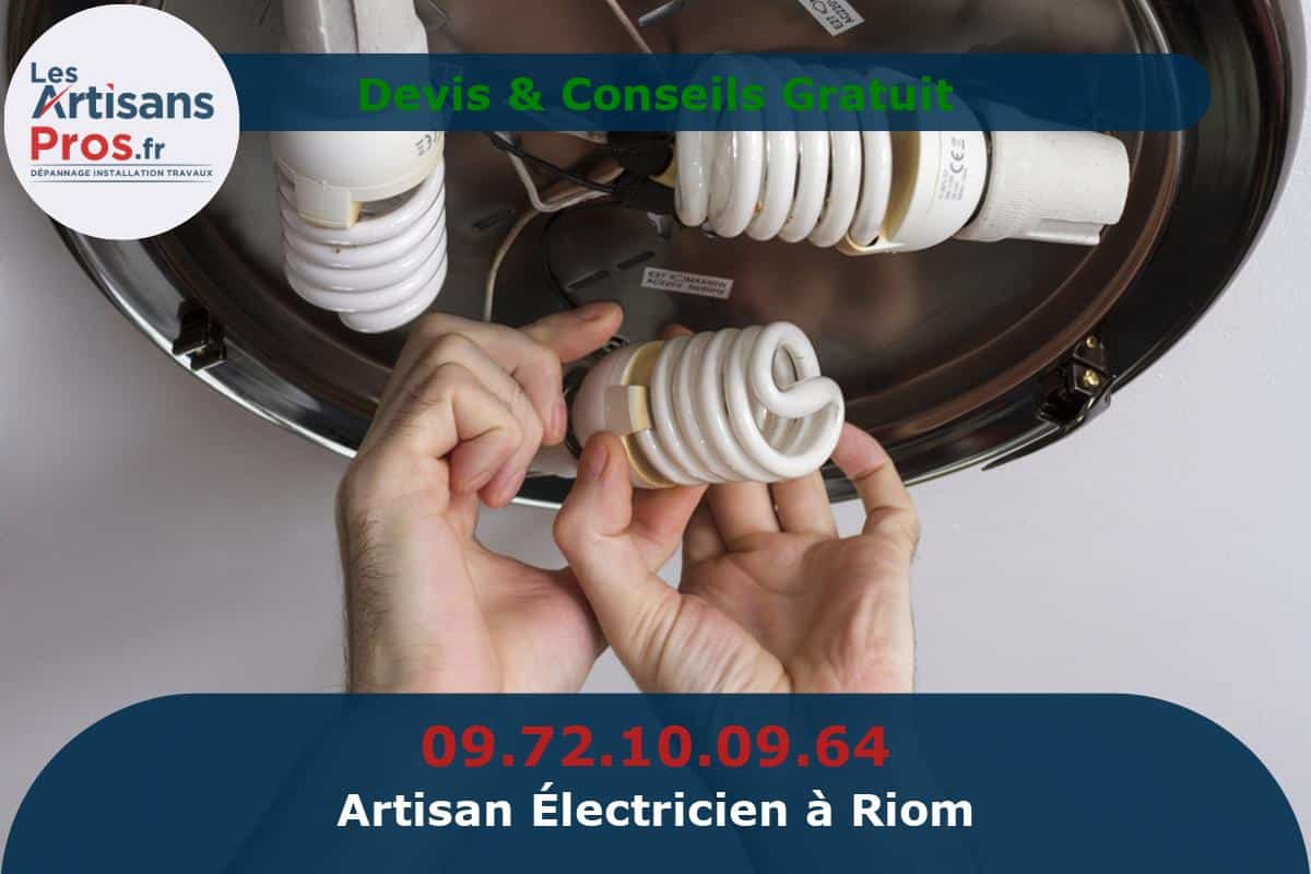 Électricien à Riom