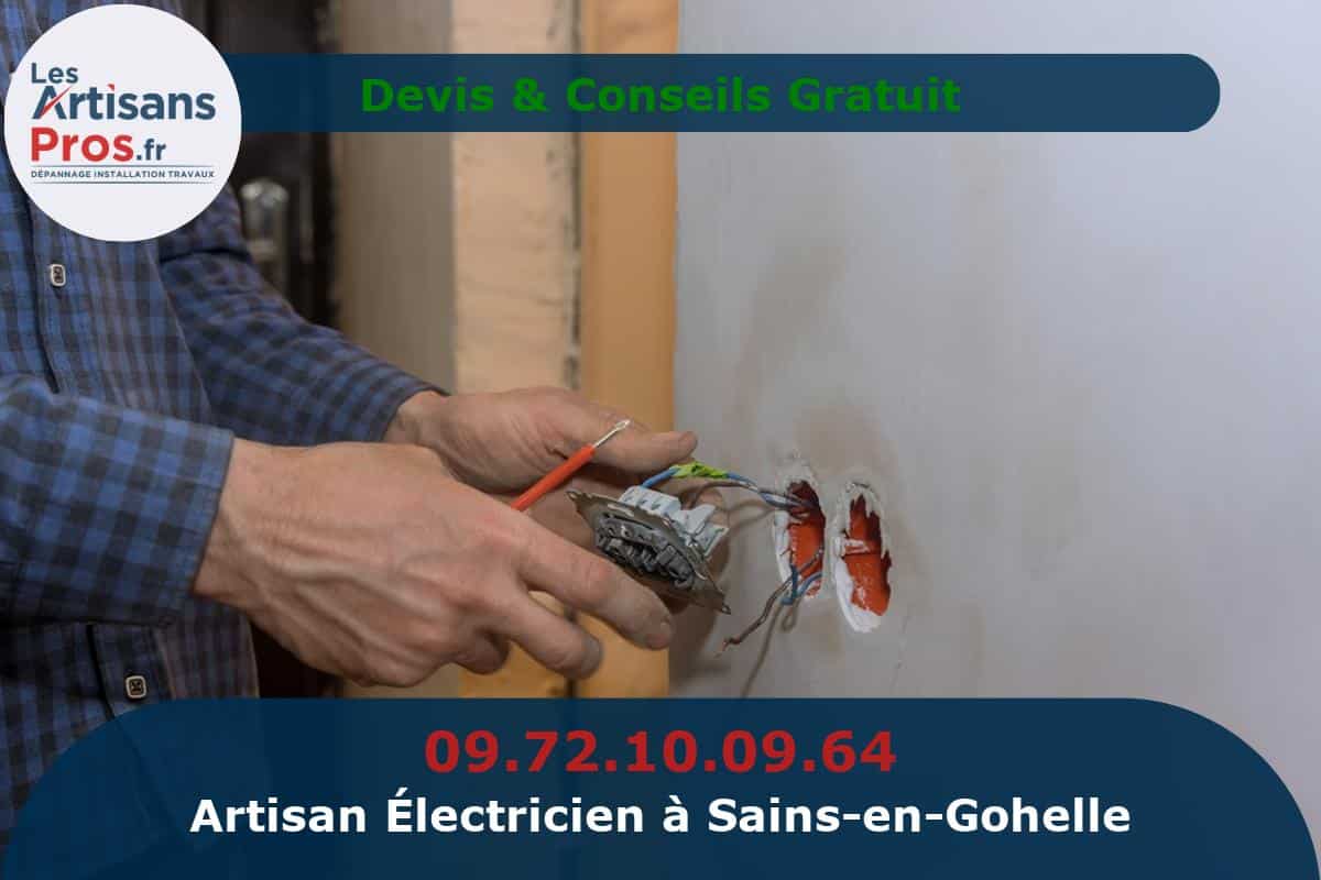 Électricien à Sains-en-Gohelle