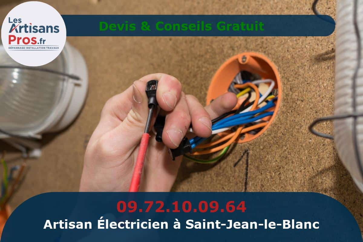 Électricien à Saint-Jean-le-Blanc