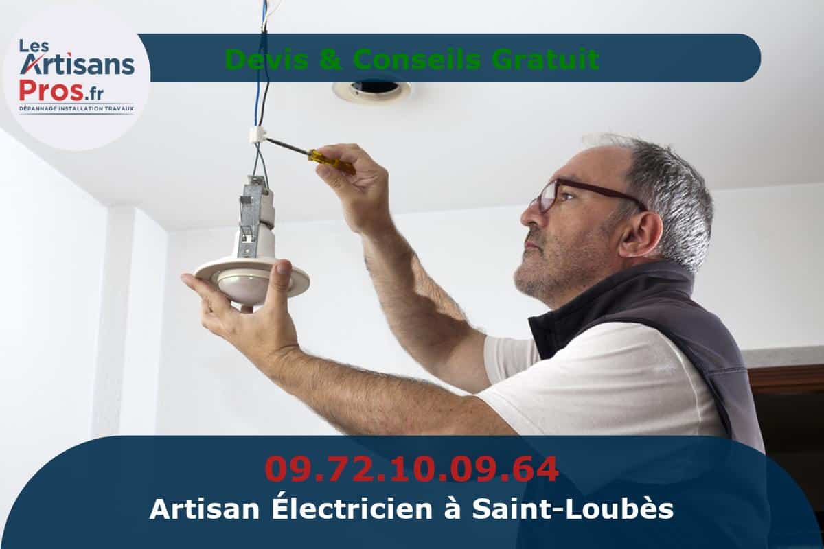 Électricien à Saint-Loubès