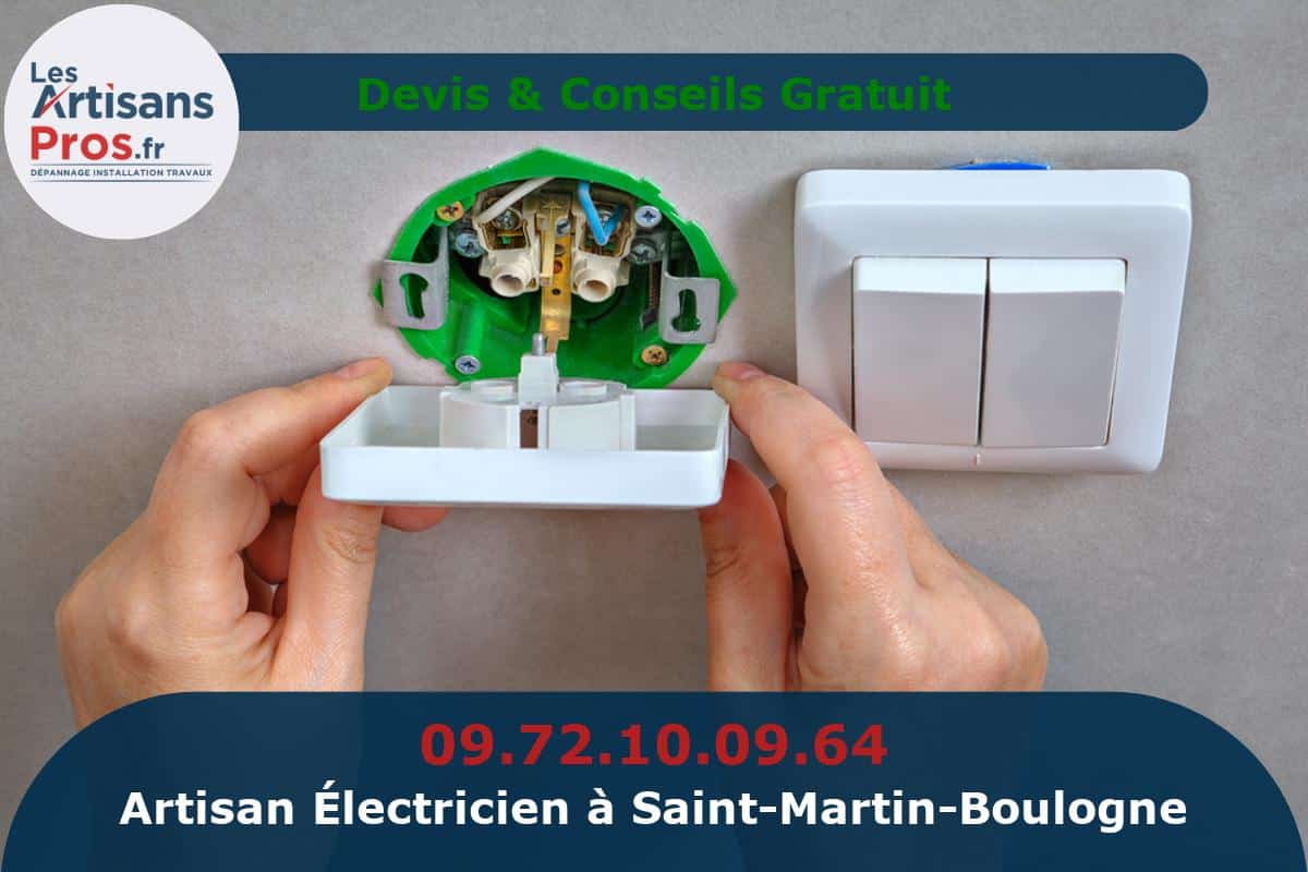Électricien à Saint-Martin-Boulogne