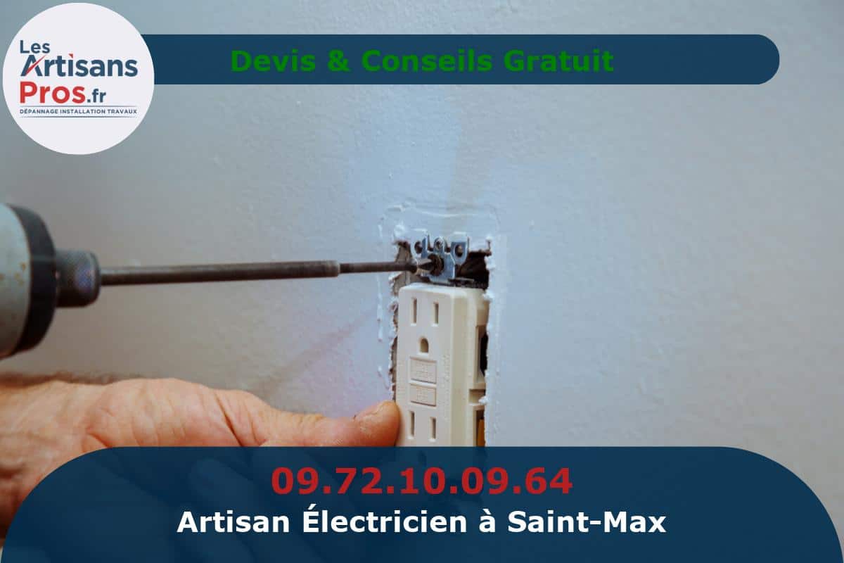 Électricien à Saint-Max