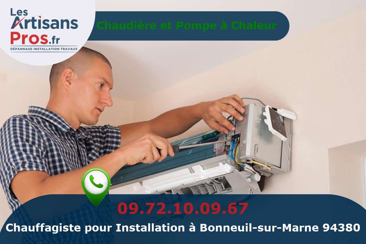 Installation de Chauffage Bonneuil-sur-Marne