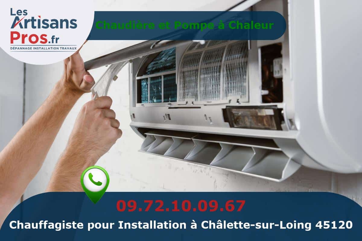 Installation de Chauffage Châlette-sur-Loing