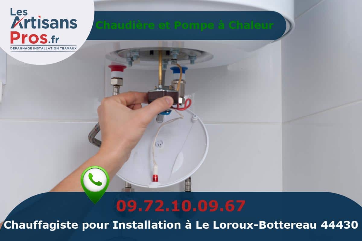 Installation de Chauffage Le Loroux-Bottereau