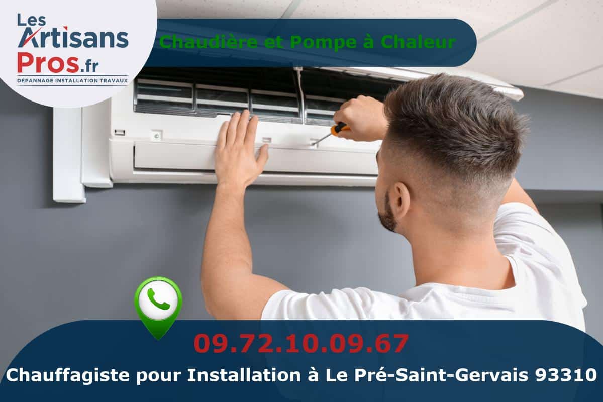 Installation de Chauffage Le Pré-Saint-Gervais