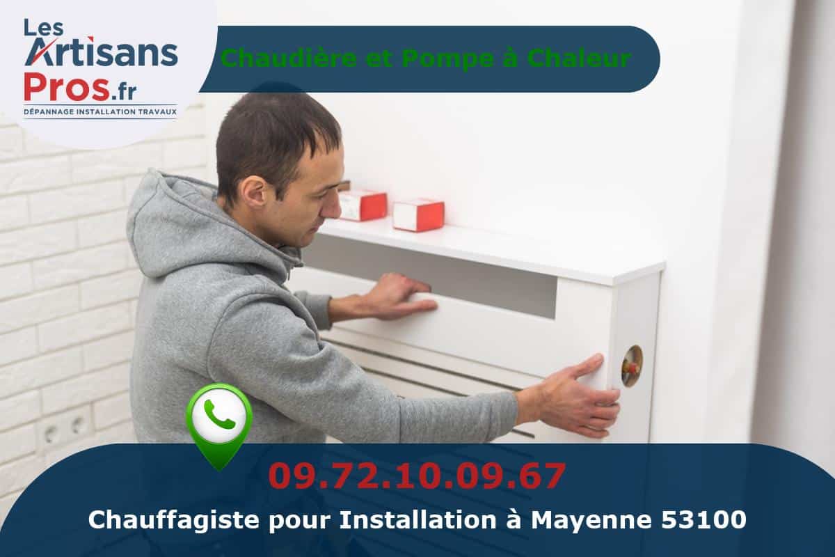 Installation de Chauffage Mayenne