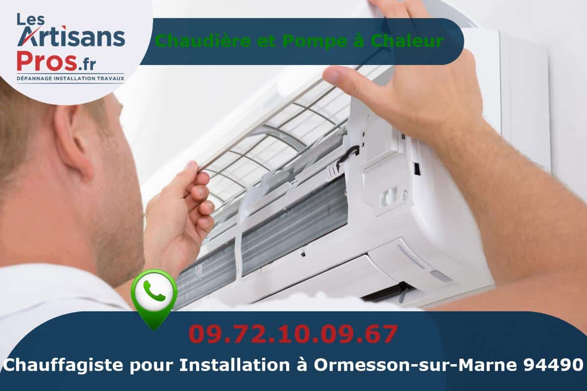 Installation de Chauffage Ormesson-sur-Marne