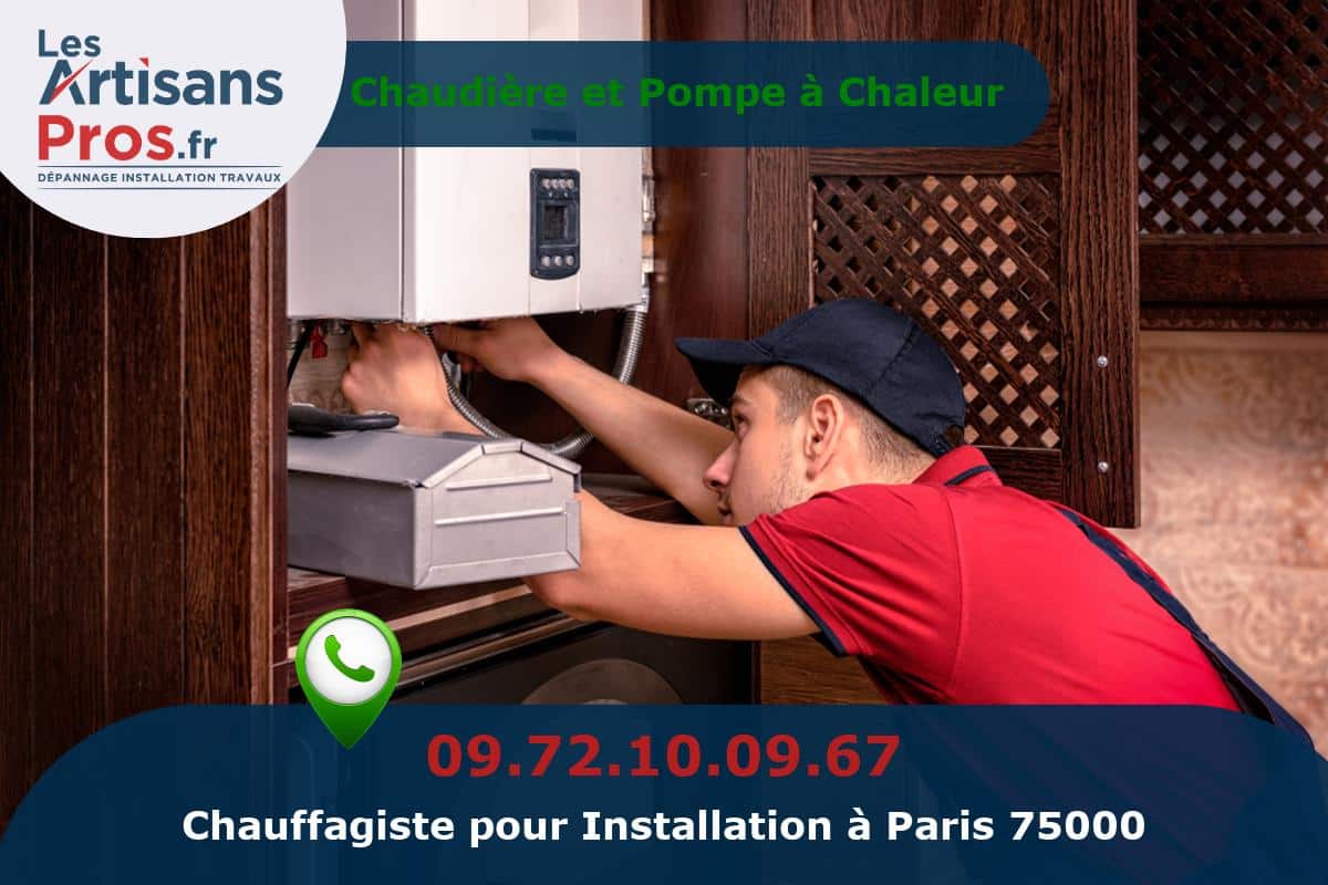 Installation de Chauffage Paris 75000