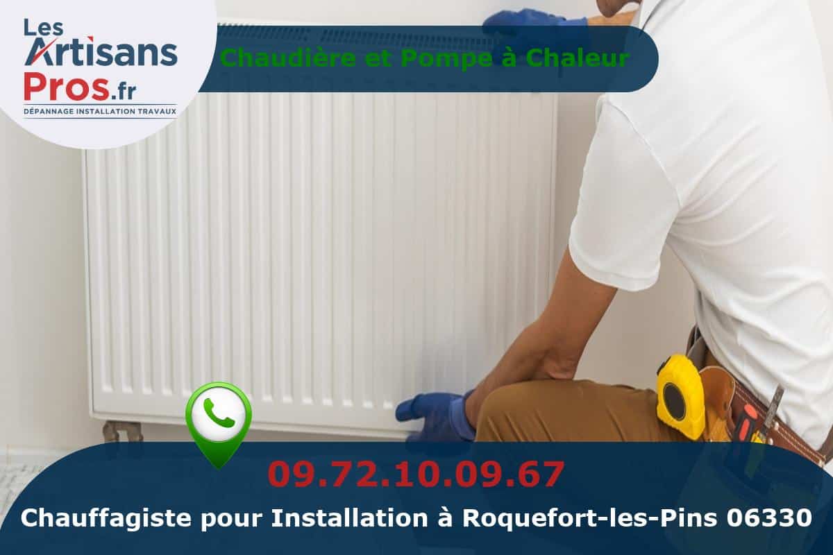 Installation de Chauffage Roquefort-les-Pins