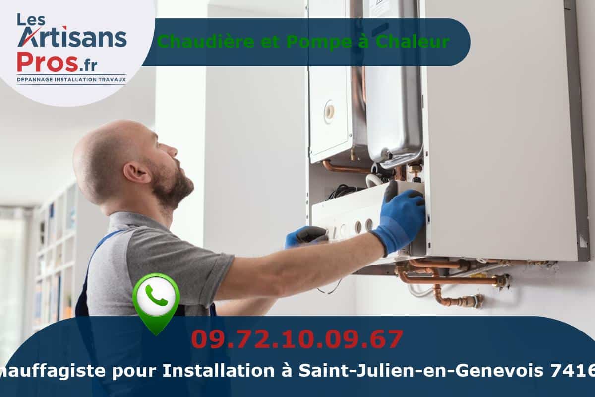 Installation de Chauffage Saint-Julien-en-Genevois