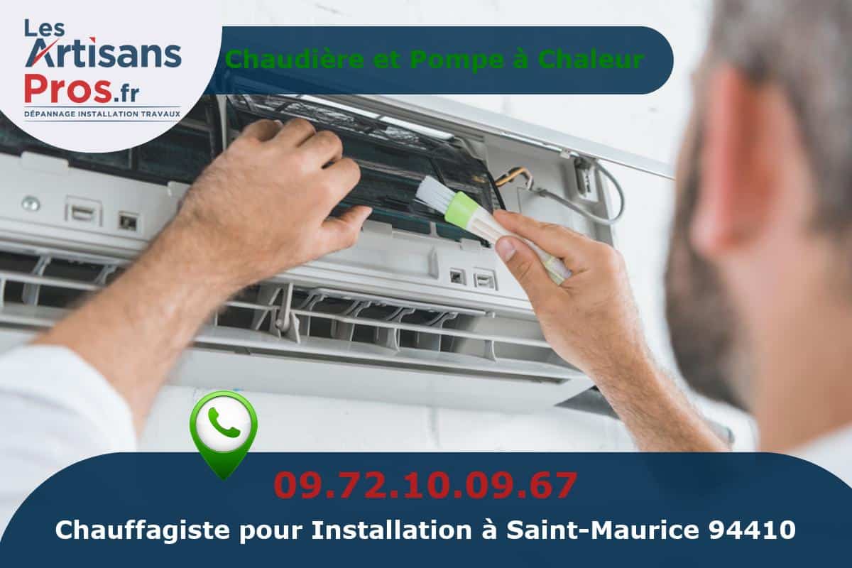 Installation de Chauffage Saint-Maurice