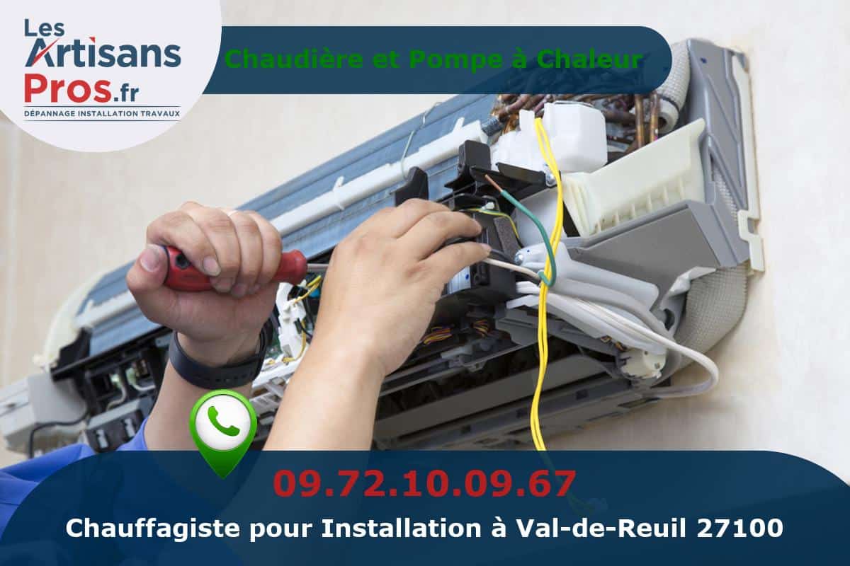 Installation de Chauffage Val-de-Reuil