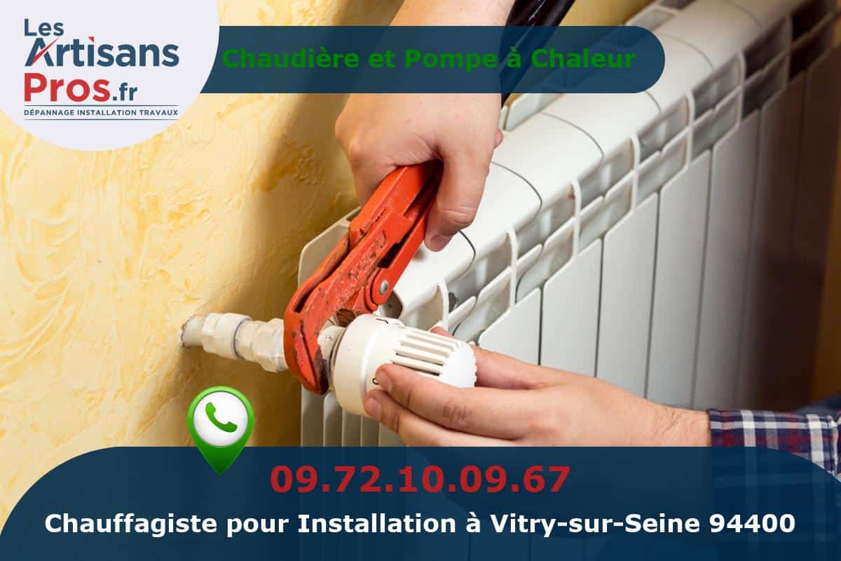 Installation de Chauffage Vitry-sur-Seine