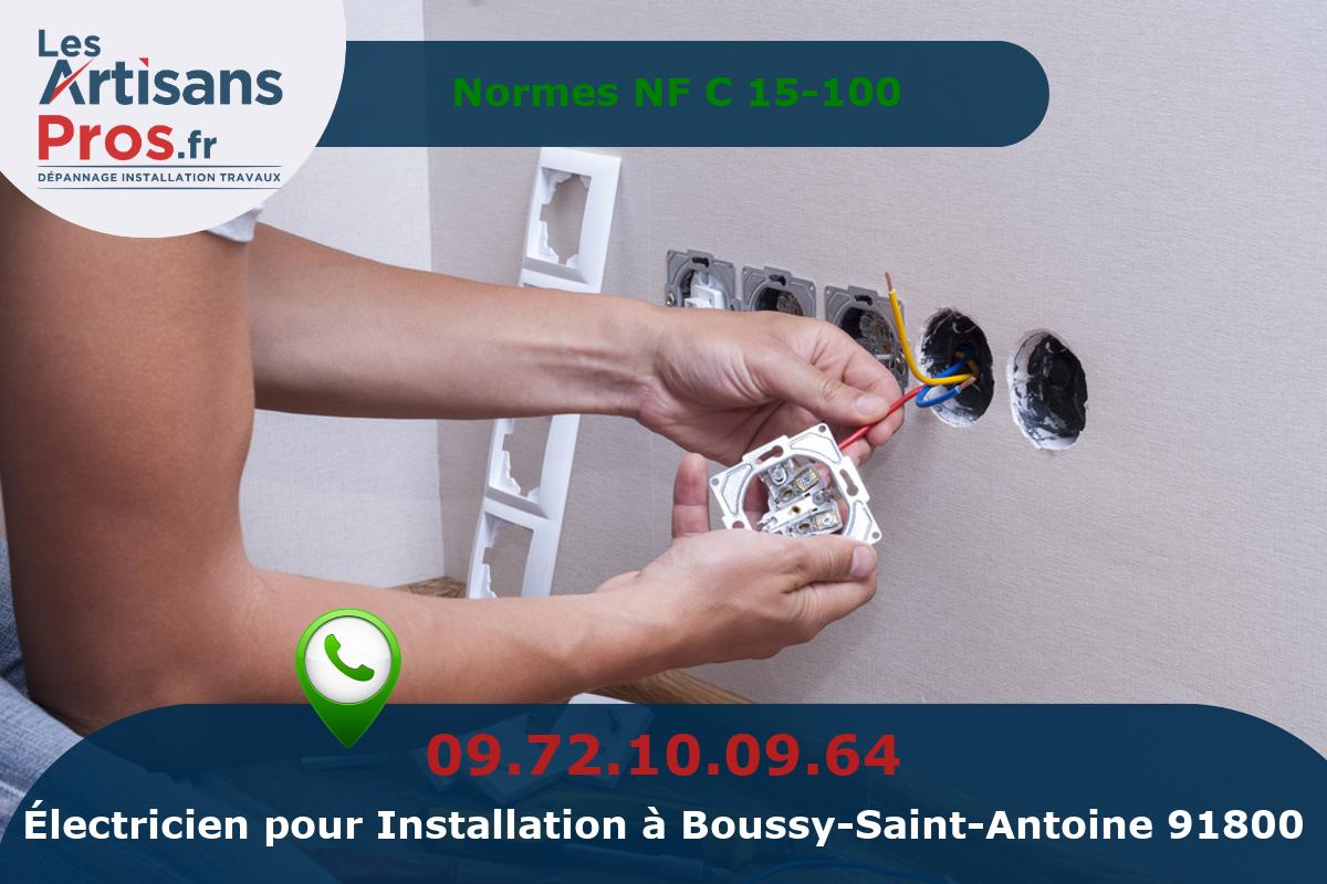 Installation Électrique Boussy-Saint-Antoine