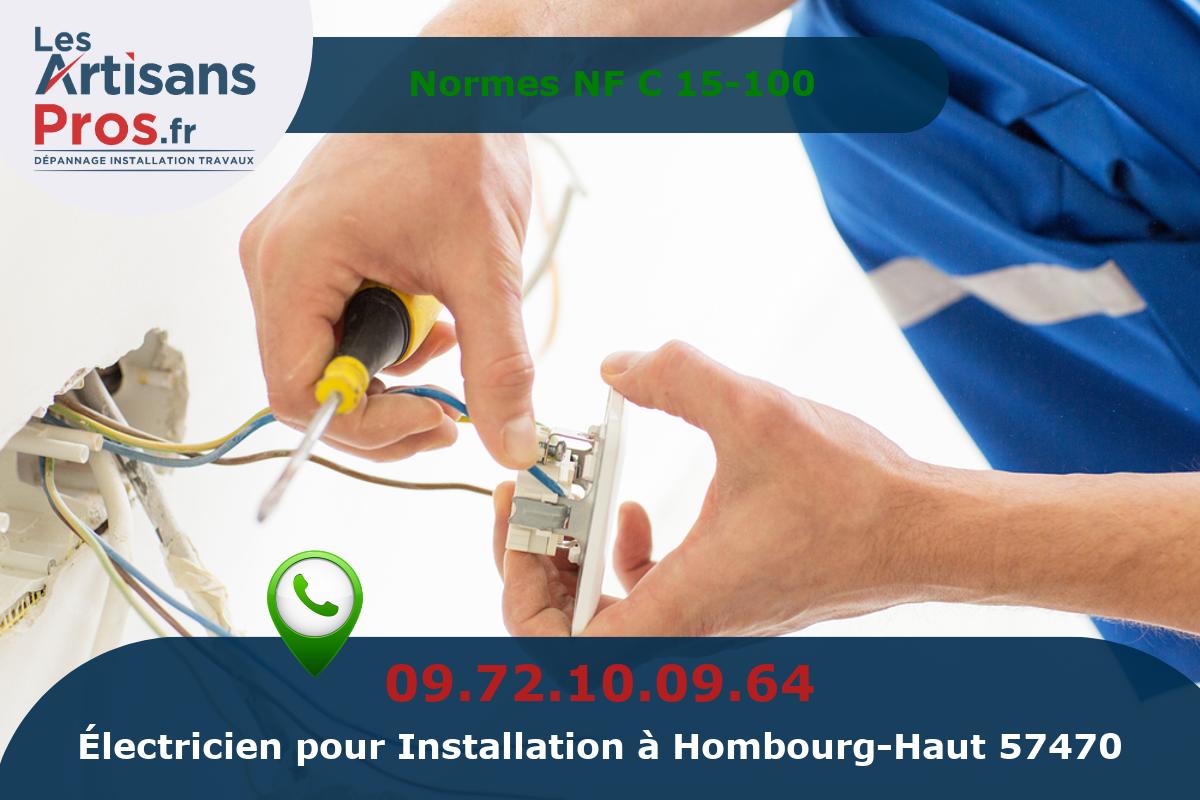 Installation Électrique Hombourg-Haut