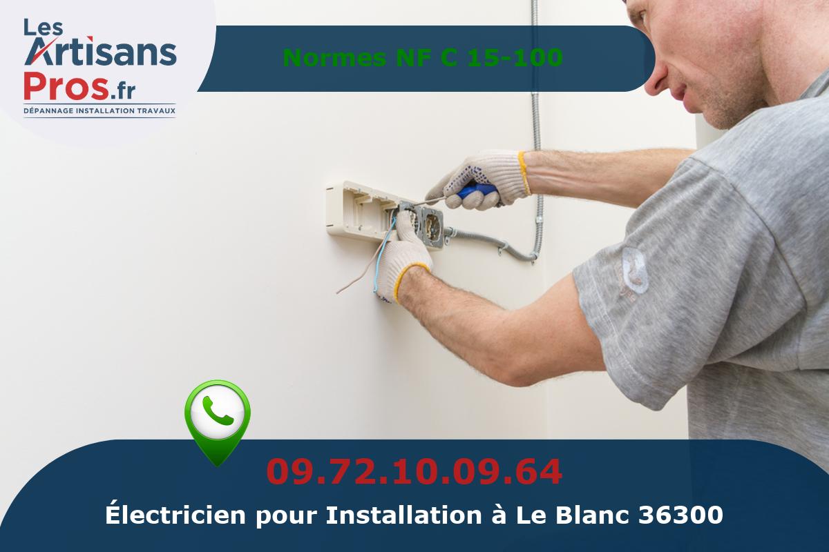 Installation Électrique Le Blanc