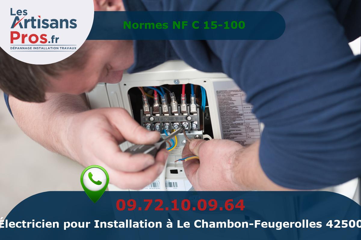 Installation Électrique Le Chambon-Feugerolles