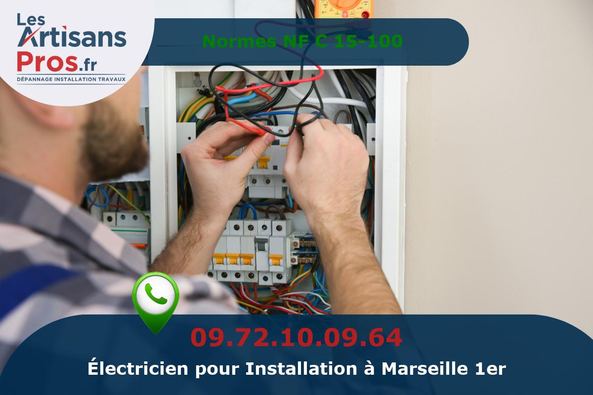 Installation Électrique Marseille 1er arrondissement