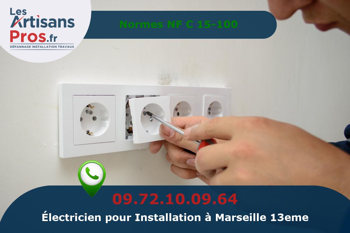 Installation Électrique Marseille 13eme arrondissement