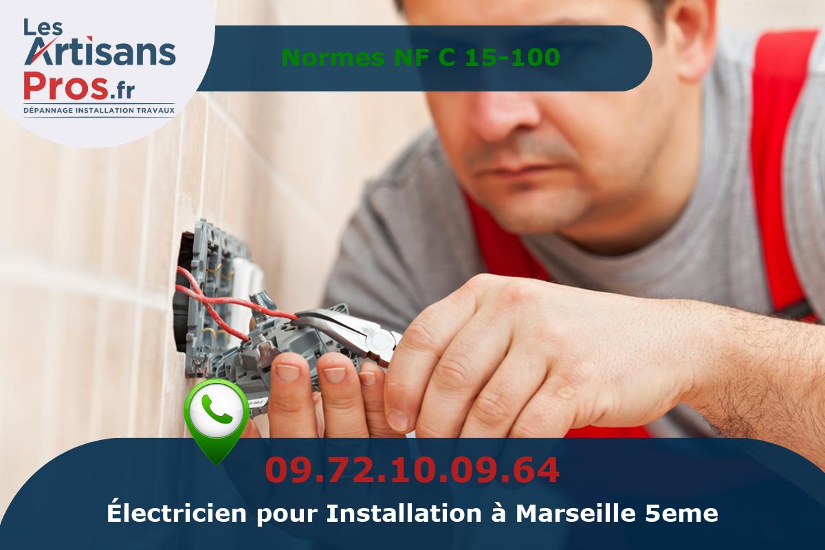 Installation Électrique Marseille 5eme arrondissement