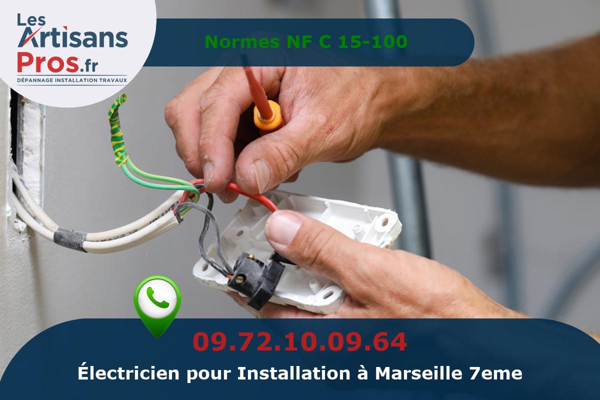 Installation Électrique Marseille 7eme arrondissement